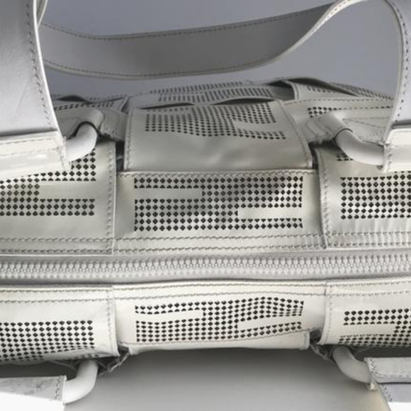 GONE! Fendi Large Crossword Patent Leather Bag - Picture 5 of 9